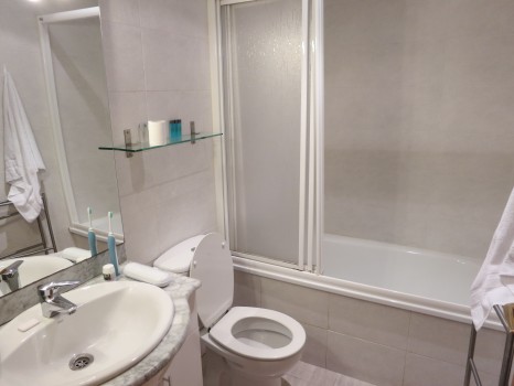 Bathroom in my apartment in barcelona on Las Ramblas