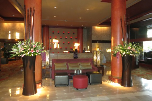 Great Room inside the Marriott Marina del Rey in Los Angeles, California