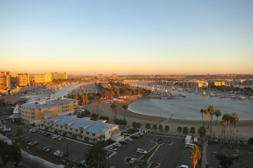 Sunset View atop the Marriott Marina del Rey in Los Angeles, California