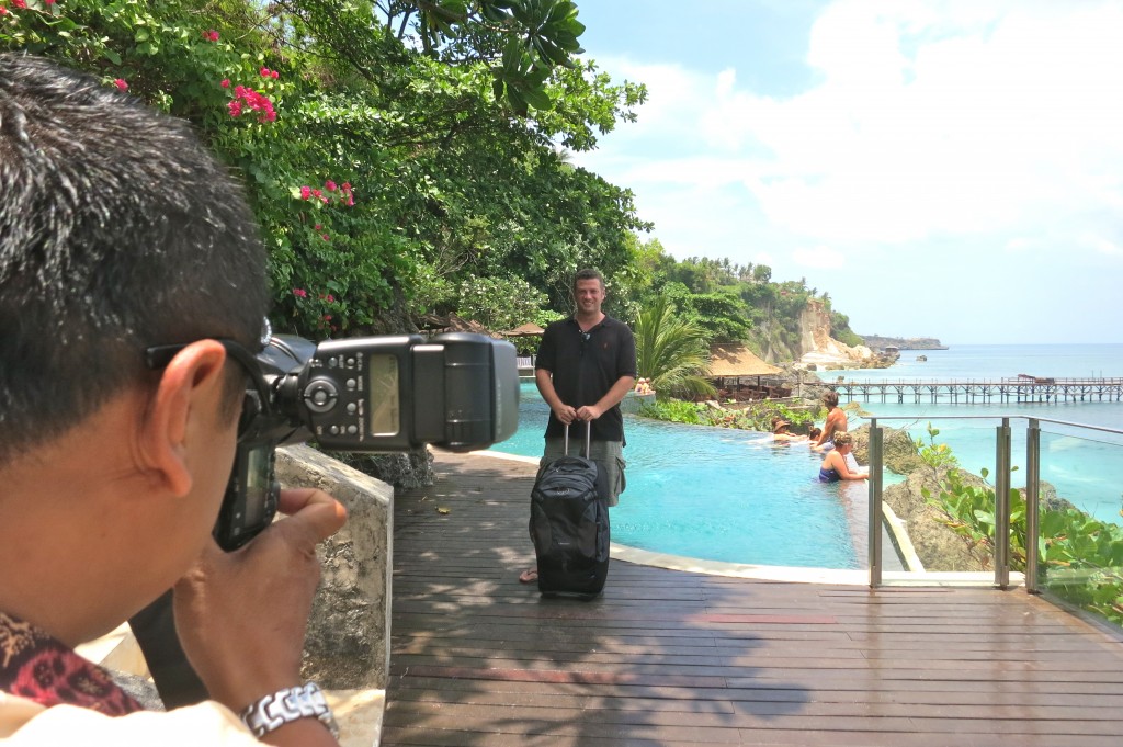 Doing a photo shoot in Bali, Indonesia