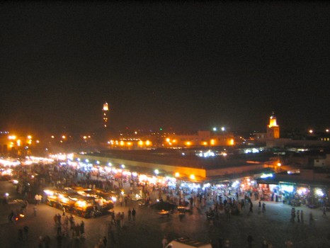 Marrakech, Morocco, night market