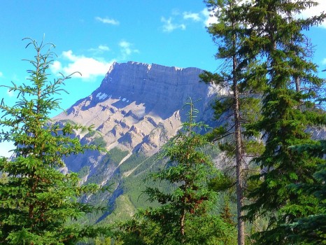 View from the Buffalo Mountain Lodge, Banff, Alberta, Canada