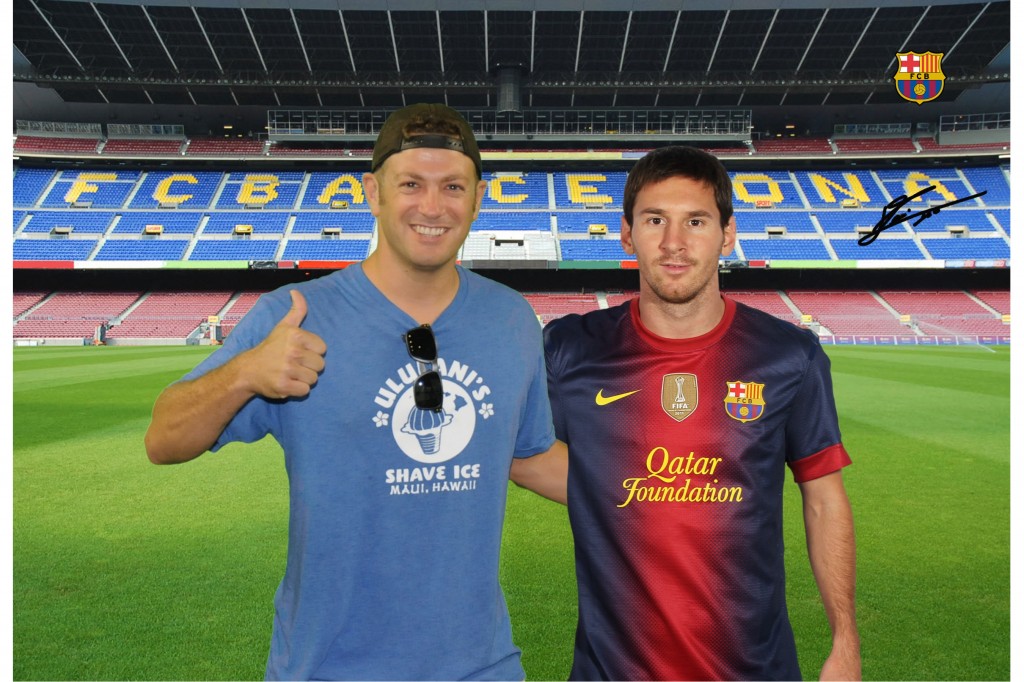 Lionel Messi, Lee Abbamonte, Camp Nou Experience, Camp Nou, FC Barcelona