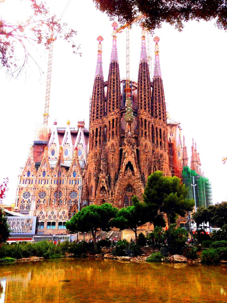 Barcelona, Gaudi, La Sagrada Familia, Architecture, Spain