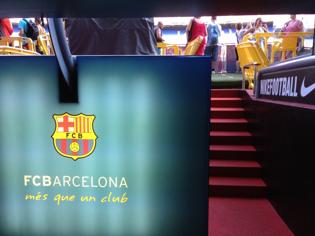 FC Barcelona, Nou Camp, Camp Nou, Camp Nou Experience, Barcelona, Spain, soccer, football, La Liga, on field