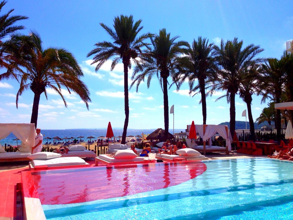 Ibiza, beach, Playa d'en Bossa, Ushuaia Beach Hotel, Spain, Balearic Islands, pool