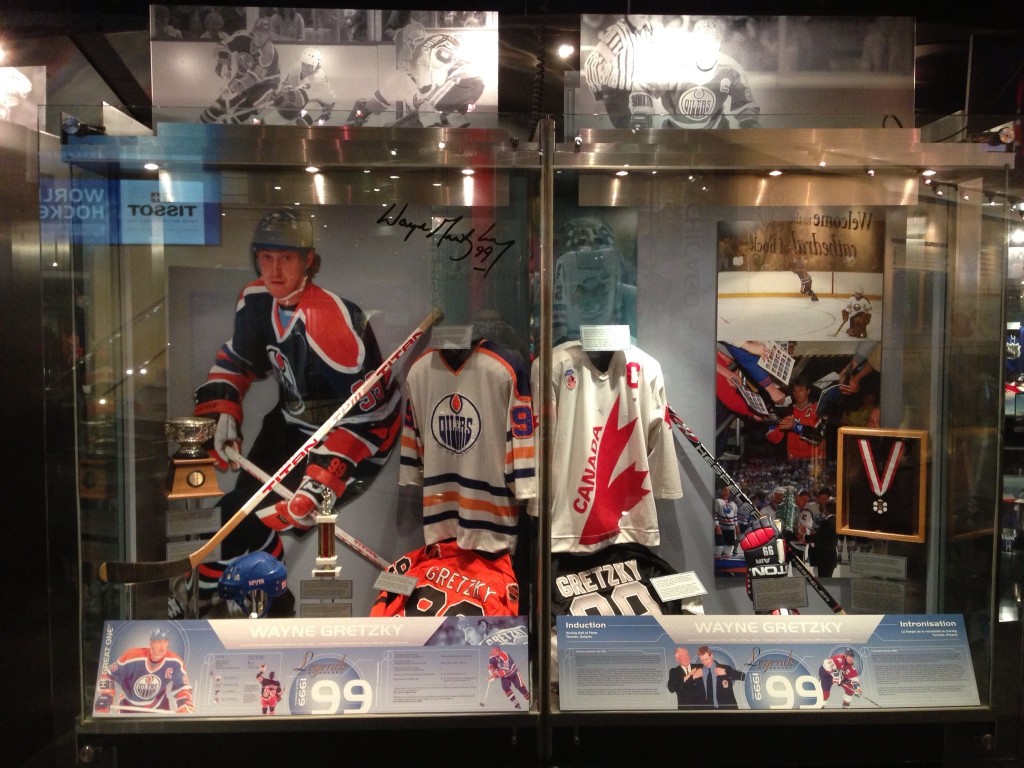 Wayne Gretzky, Hockey Hall of Fame, Toronto, Canada