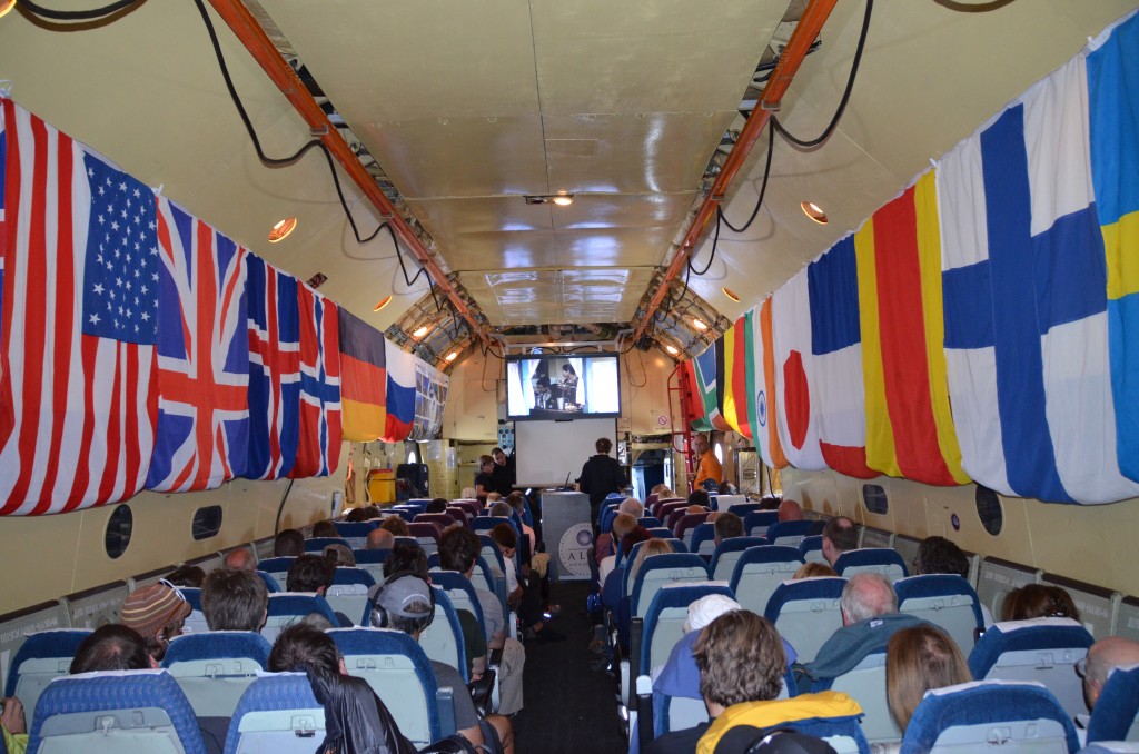 Ilyushin 76, Ilyushin, flight to Antarctica, inside of the cabin