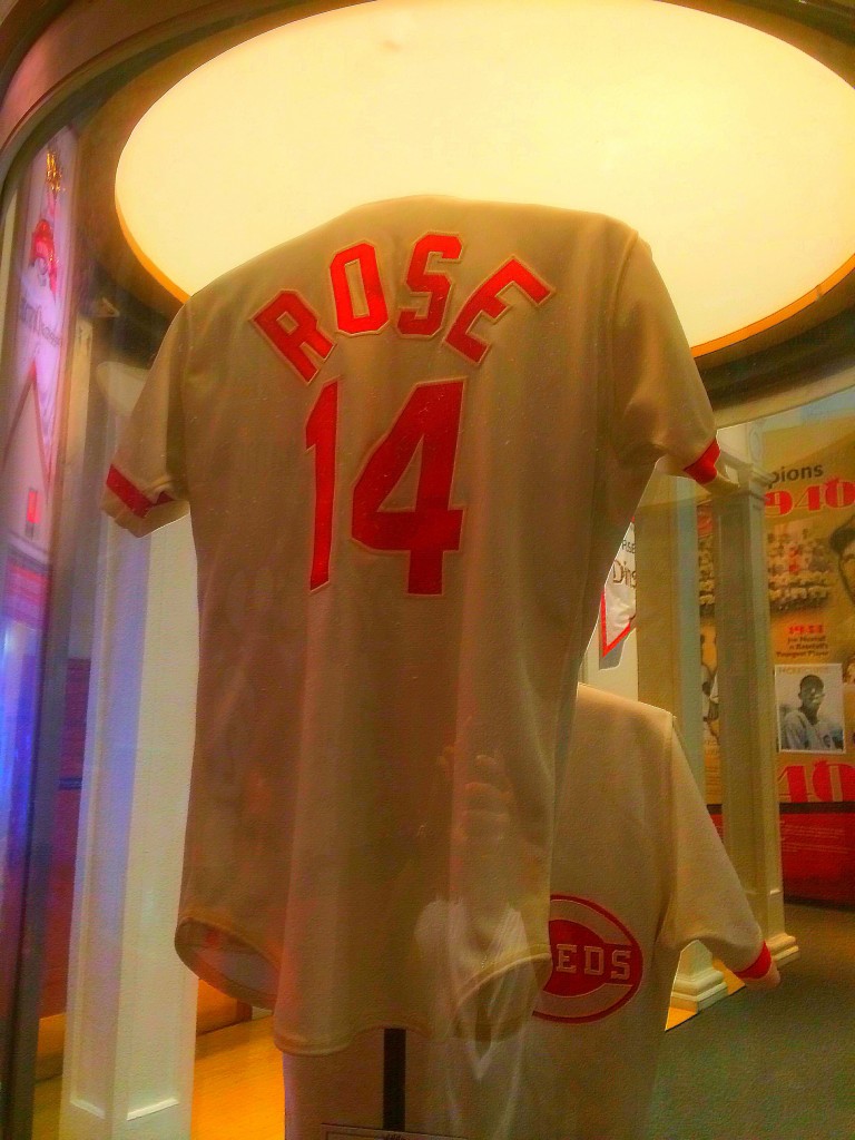 Pete Rose jersey, Reds Hall of Fame
