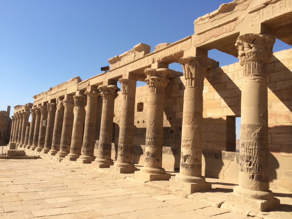 Philae Temple, Aswan, Egypt, Columns