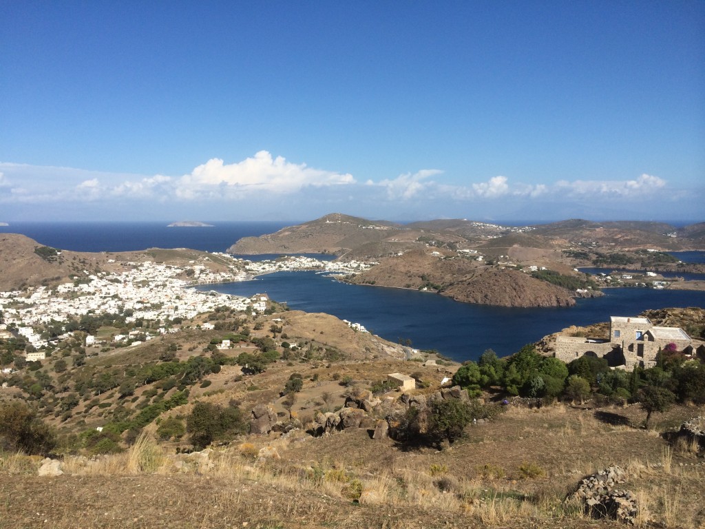 Patmos, view, Chora, Greece