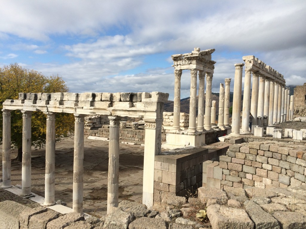 Trajan, Pergamon, Turkey, wide