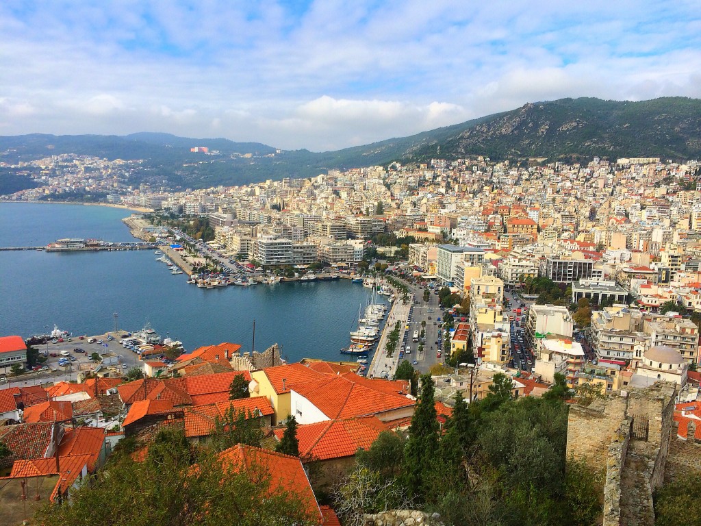 Kavala, Greece, view from castle