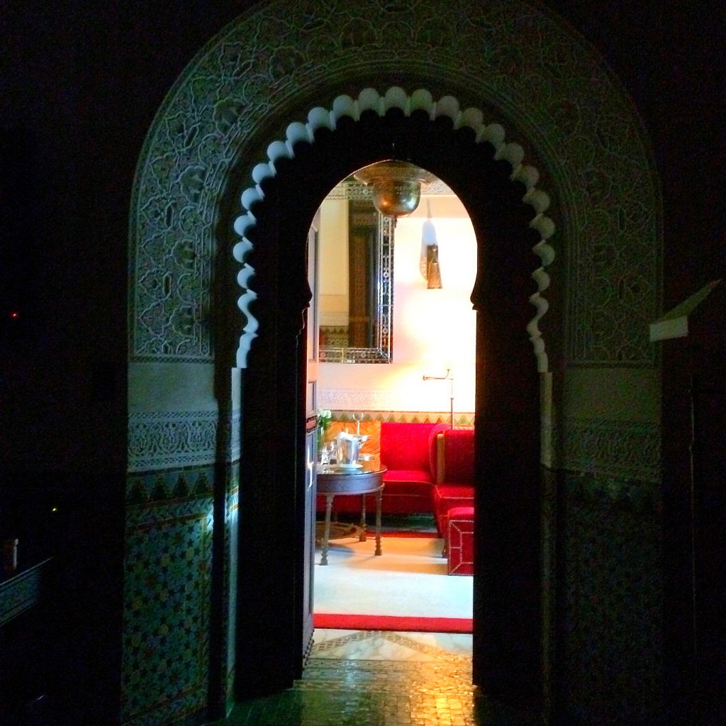 view from bed, La Mamounia, Marrakech, Morocco, luxury, hotel