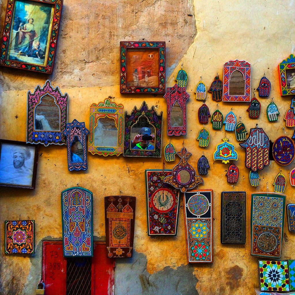 Marrakech, Morocco, old city wall, colors