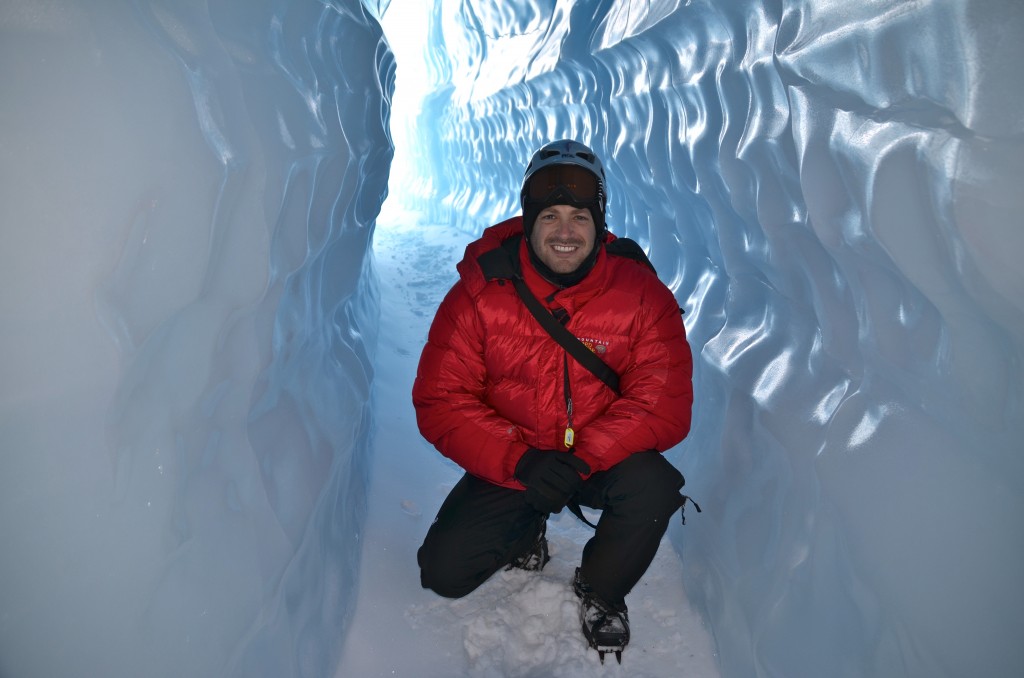 Lee Abbamonte, Antarctica, ice caving