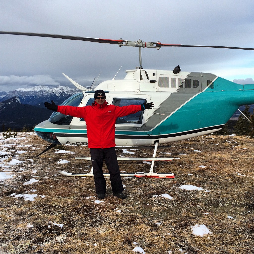 Rockies Heli, helicopter, heli snowshoeing, Alberta, Canada, Lee Abbamonte