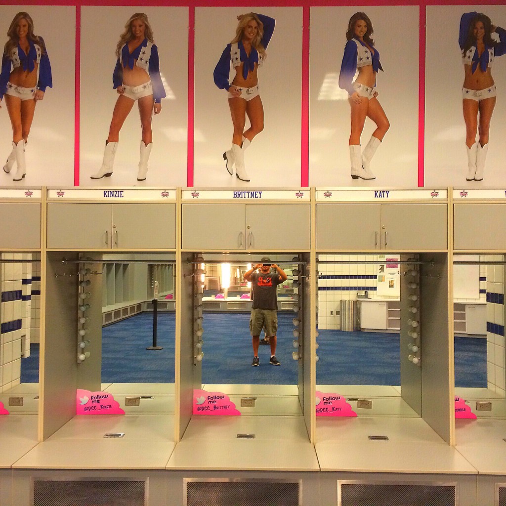 Dallas Cowboys Cheerleaders locker room