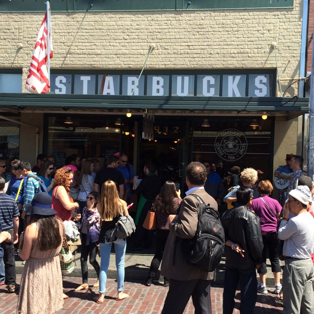 First Starbucks, Pike Place Market, Seattle, Washington State