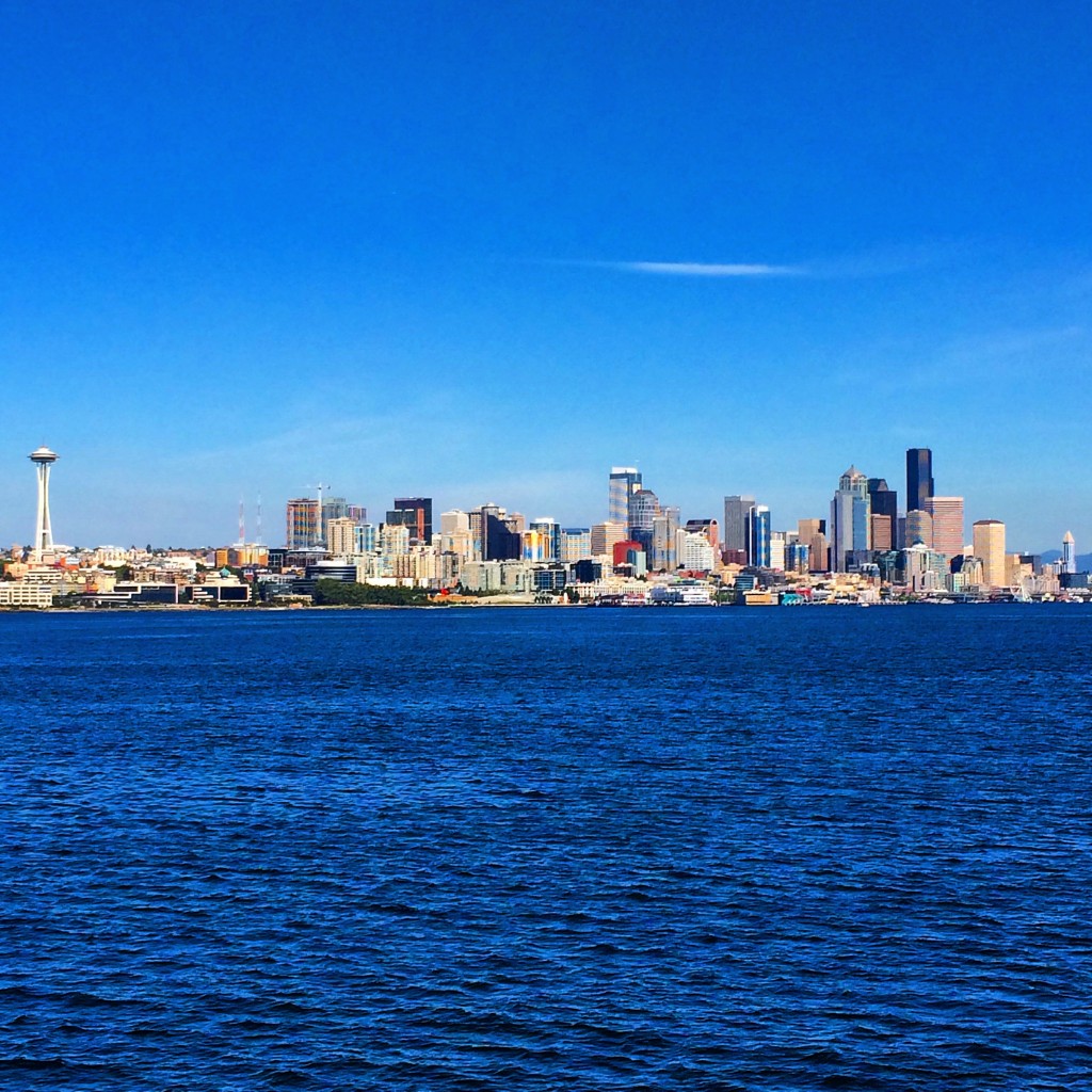 Seattle, Washington State, view from Puget SOund