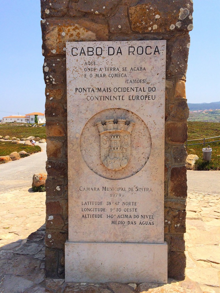 Cabo Da Roca, Portugal, sign