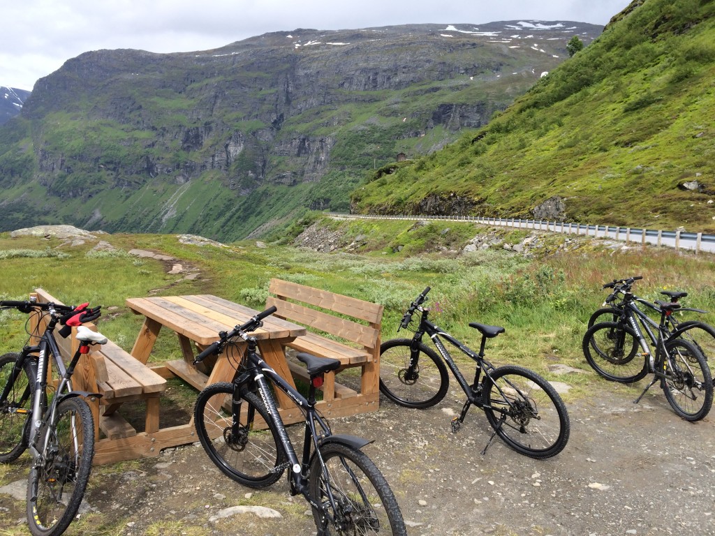 Geirangerfjord, Geiranger, Norway, Travel, sky to fjord bike tour, bikes