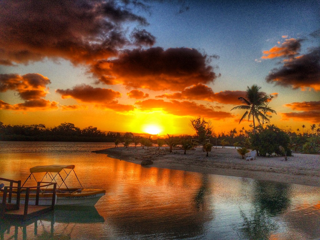 Sunset, Aquana Beach resort, Vanuatu, Port Vila
