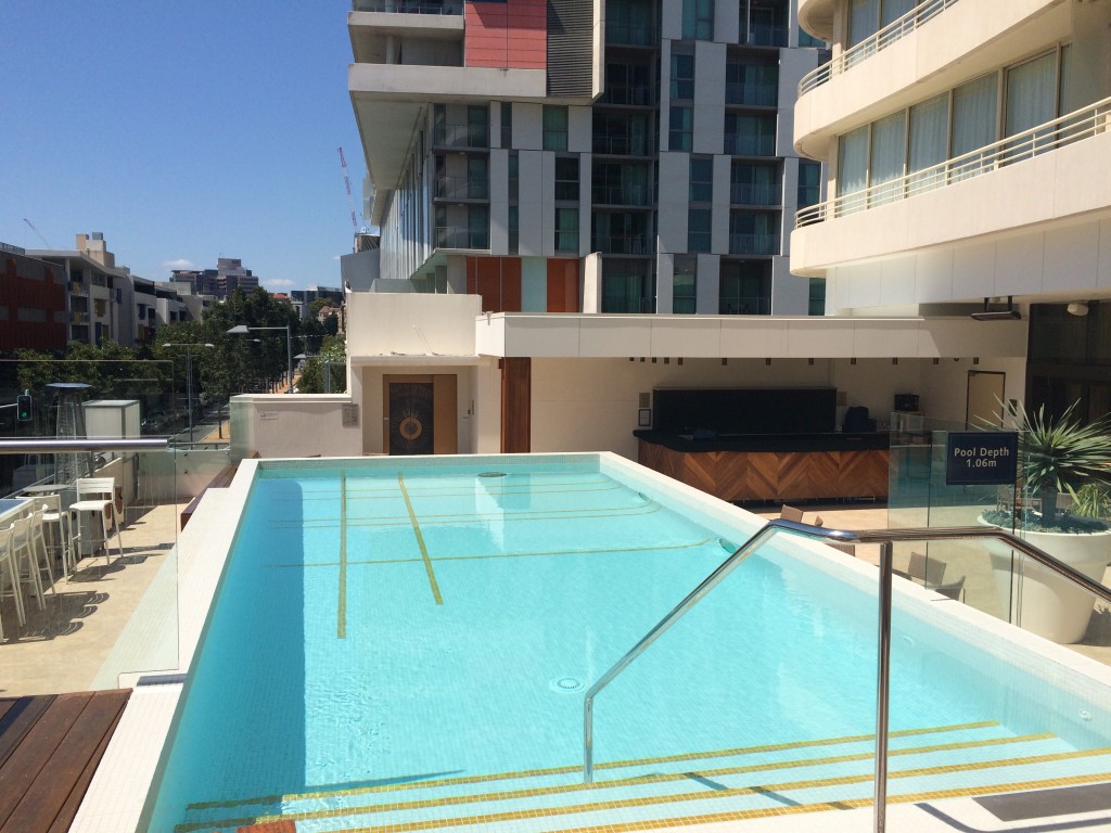 Brisbane, Queensland, Australia, A Perfect Day in Brisbane, Brisvegas, Rydges Southbank, pool