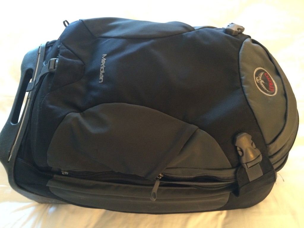 TravelSmith, Whats in my carry on, Osprey, Meridien