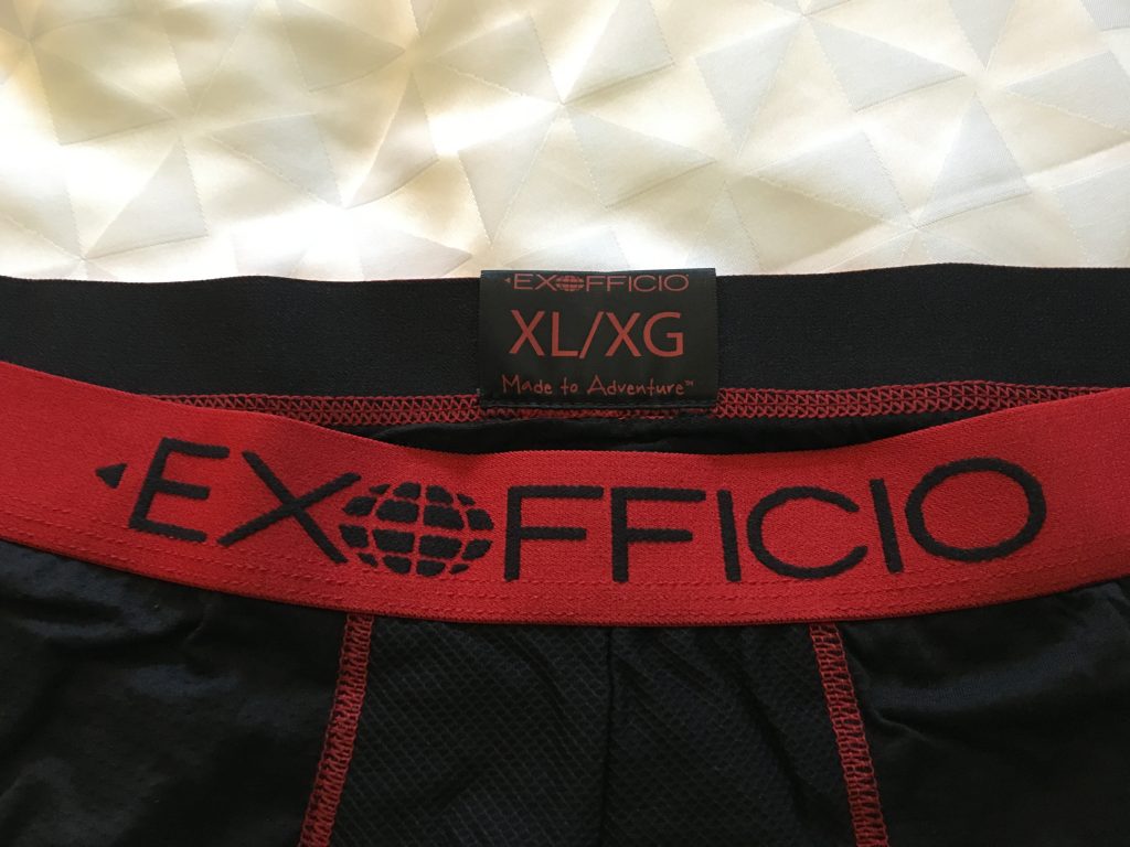 ExOfficio Active Boxer Shorts, TravelSmith, travel, logo