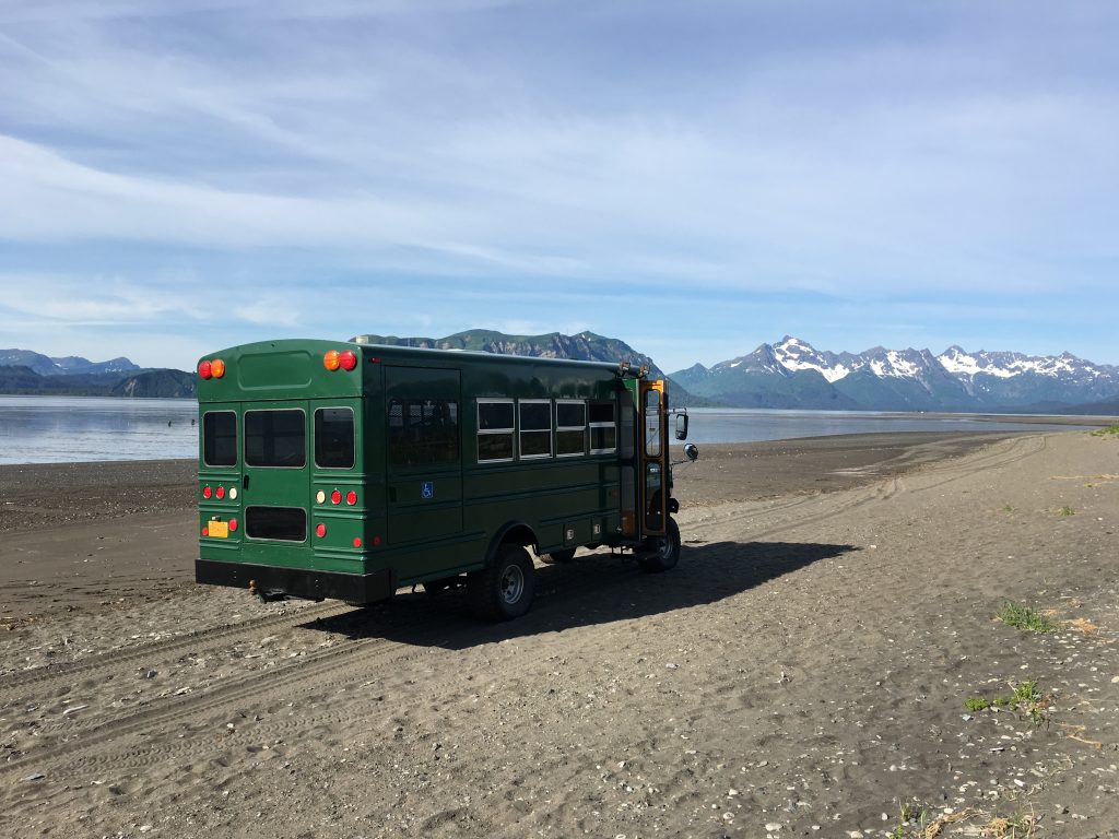 Day Trip to Lake Clark National Park, Lake Clark National Park, NPS, Alaska, bus, Rob's Wildlife