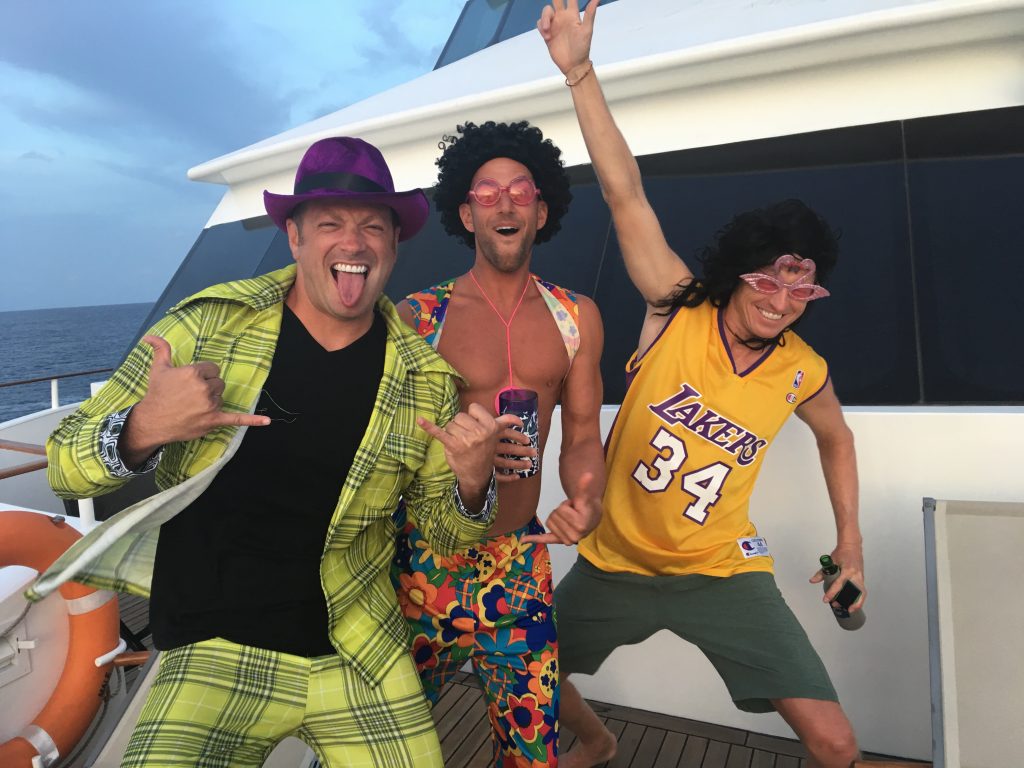 A Week on a Mega Yacht in the Maldives, costume party