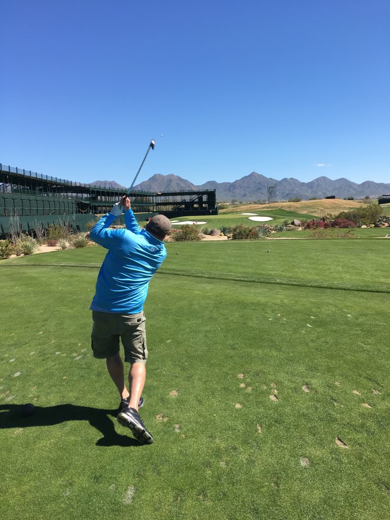 Long Weekend in Scottsdale, Scottsdale, Arizona, Phoenix. TPC Scottsdale, Golf, 16th hole