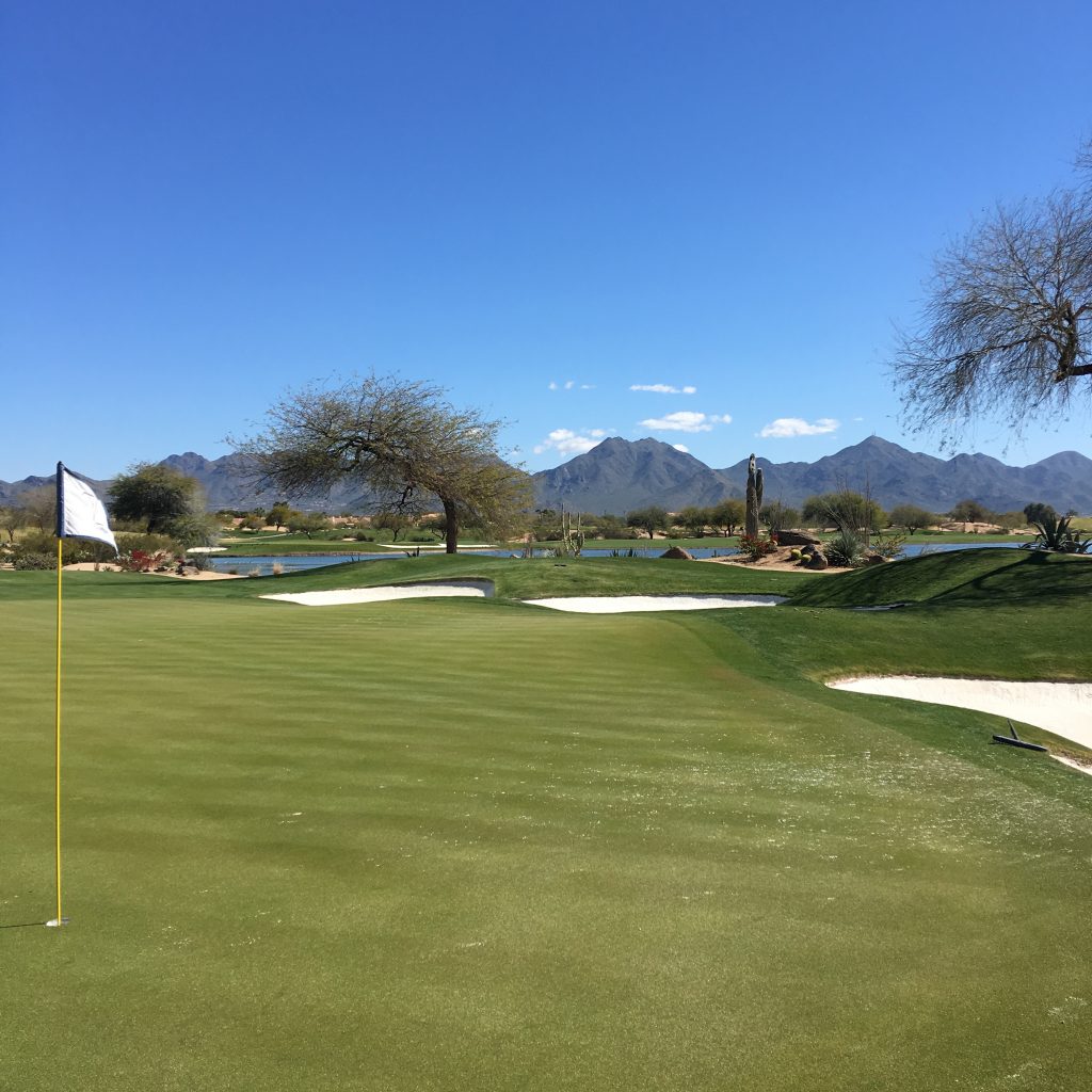 Long Weekend in Scottsdale, Scottsdale, Arizona, Phoenix. TPC Scottsdale, Golf, back Nine