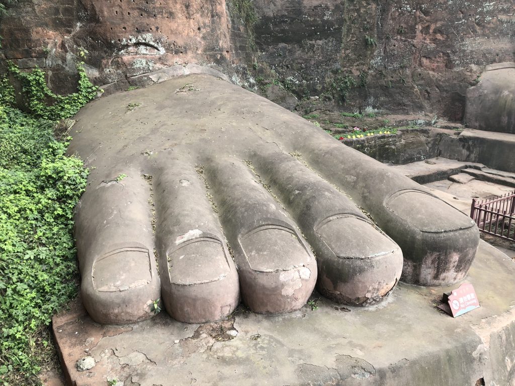 Leshan Giant Buddha foot