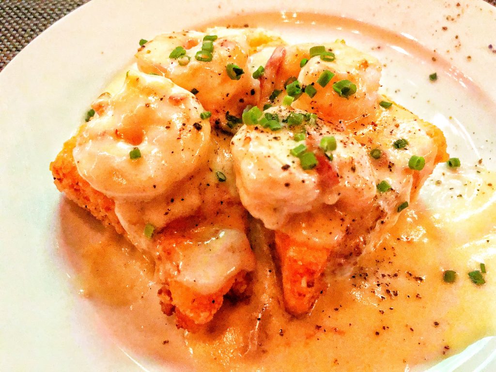 Shrimp and Grits at the Olde Pink House was truly spectacular