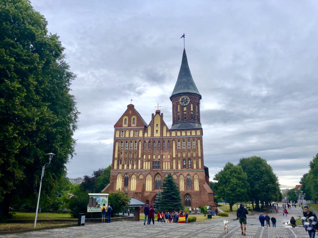Some German architecture on the island in the middle of Kaliningrad