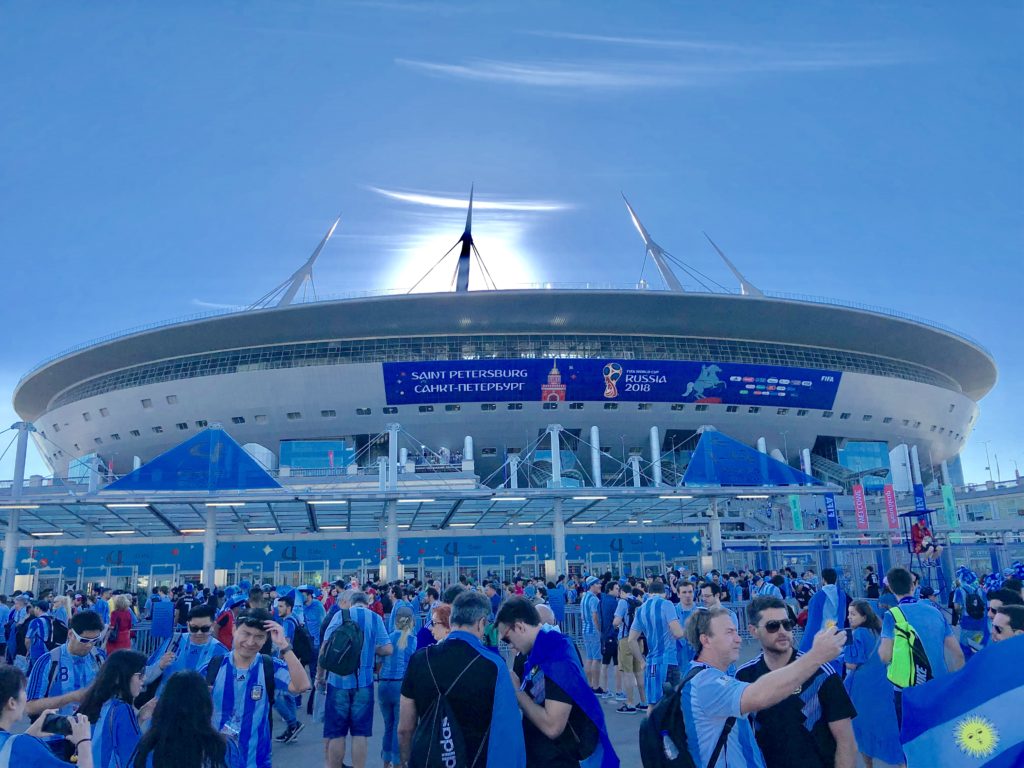 St. Petersburg Stadium is one of the best stadiums I've ever been to