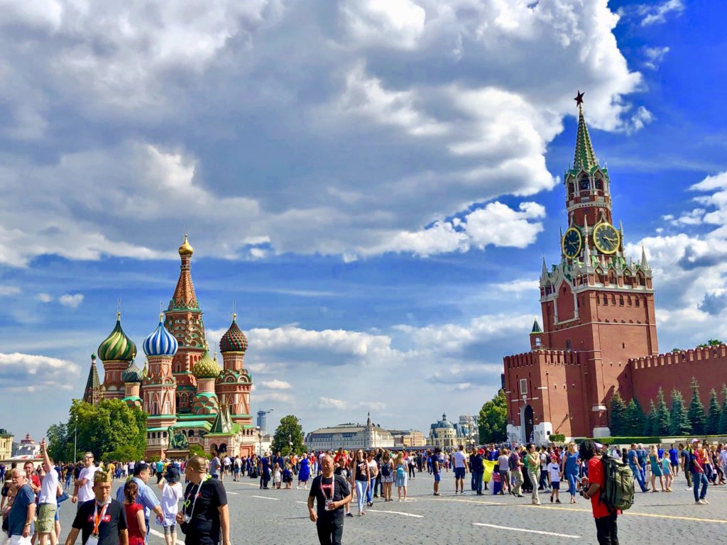 The Kremlin is always imposing in Red Square