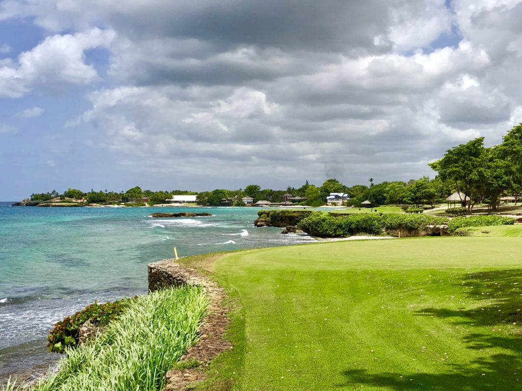 Stunning Caribbean side holes at Teeth of the Dog