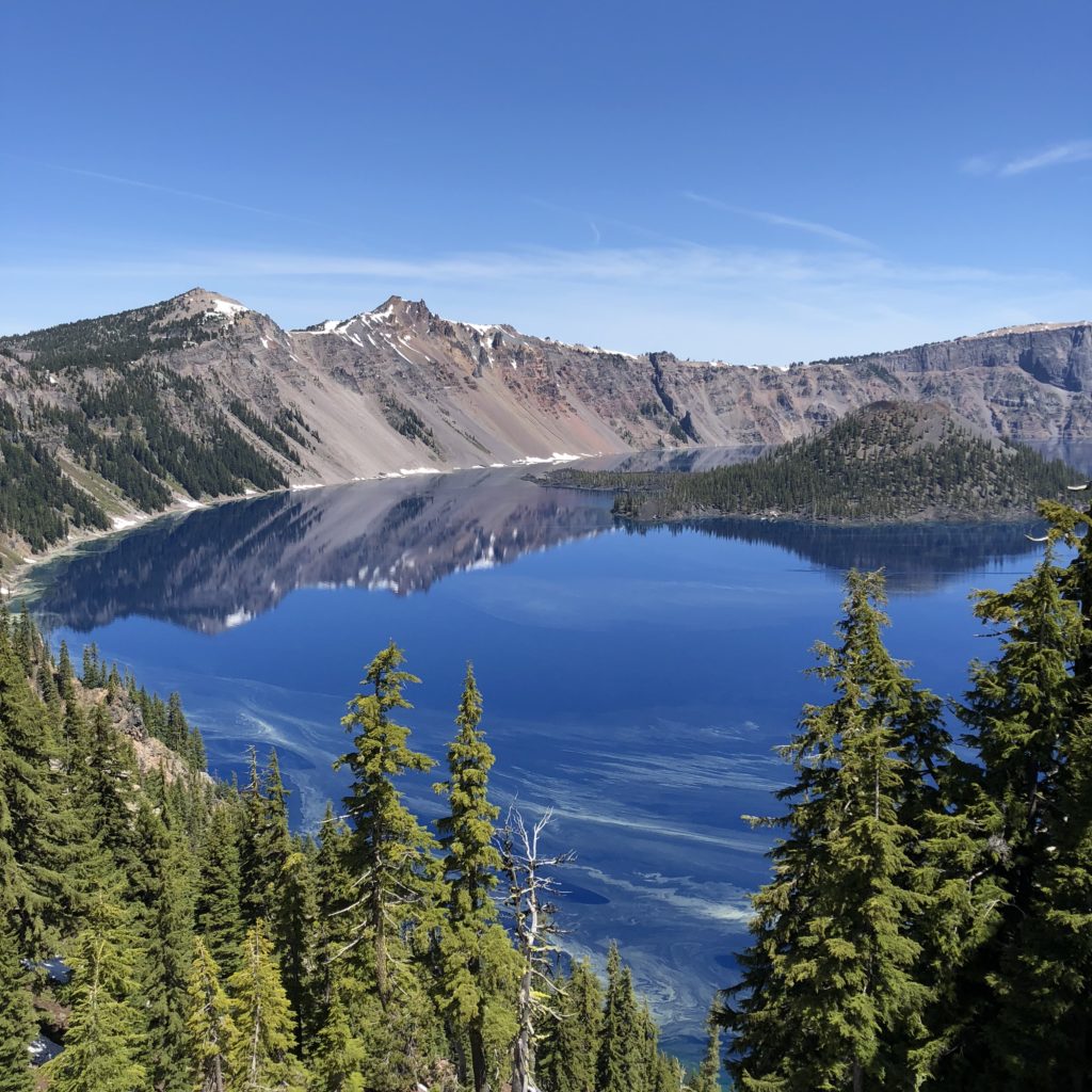 The impeccable Crater Lake high atop Crater Lake National Park