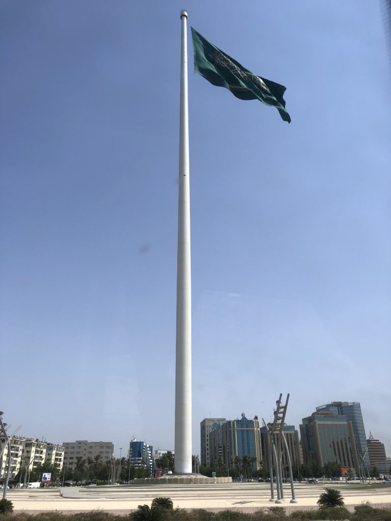 world's largest flagpole in Jeddah