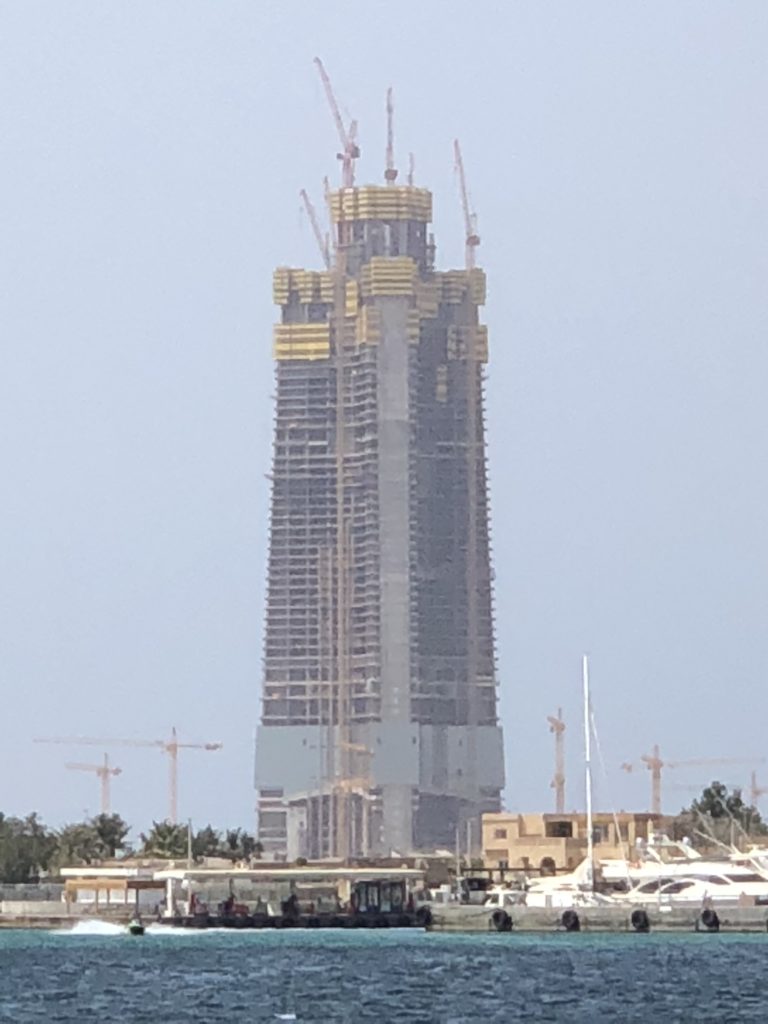 Jeddah Tower, under construction, will be the world's tallest building in 2020