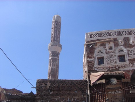 sanaa yemen minarets