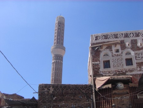 sanaa yemen minarets