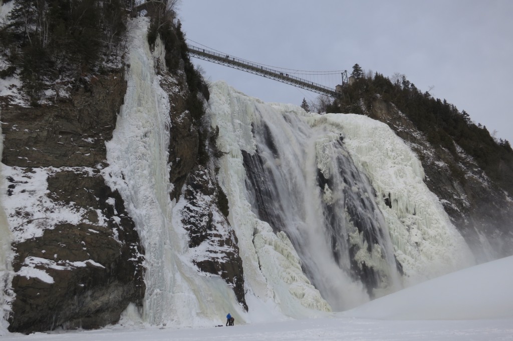 Montmorency Falls, waterfall, ice climbing, Quebec, Quebec City, Canada