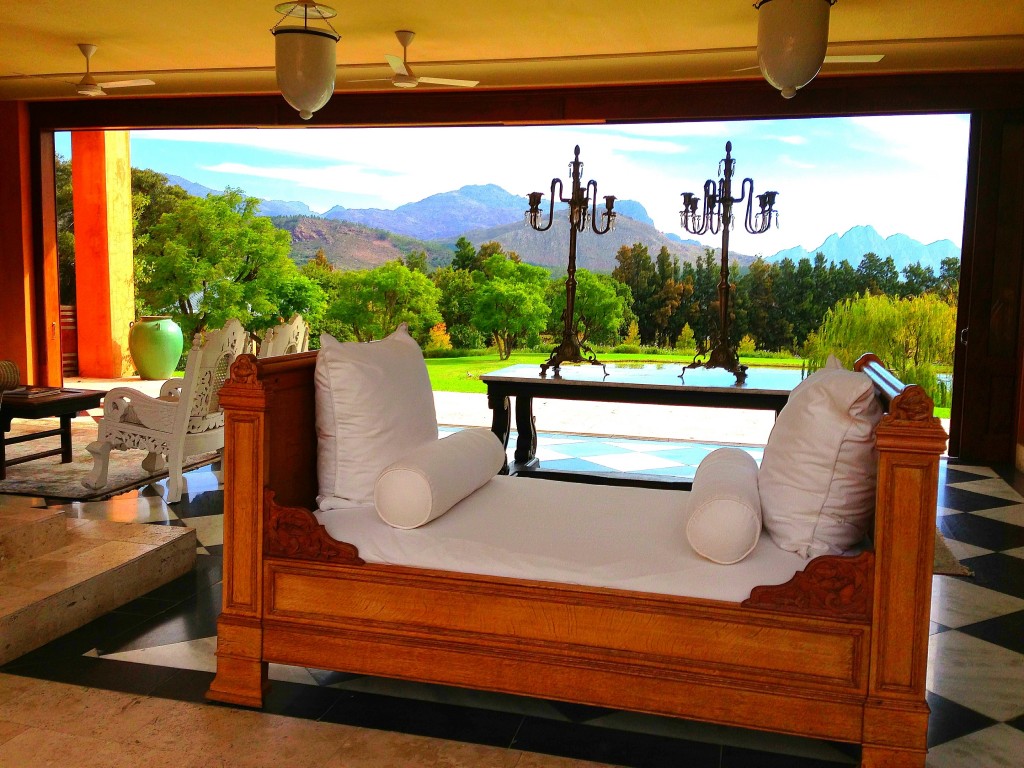 Franschhoek, vineyards, luxury, La Residence Hotel, view, mountains, South Africa, Western Cape, Cape Wine Lands, small town, Africa