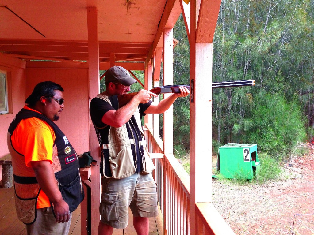 Lanai, Hawaii, skeet shooting