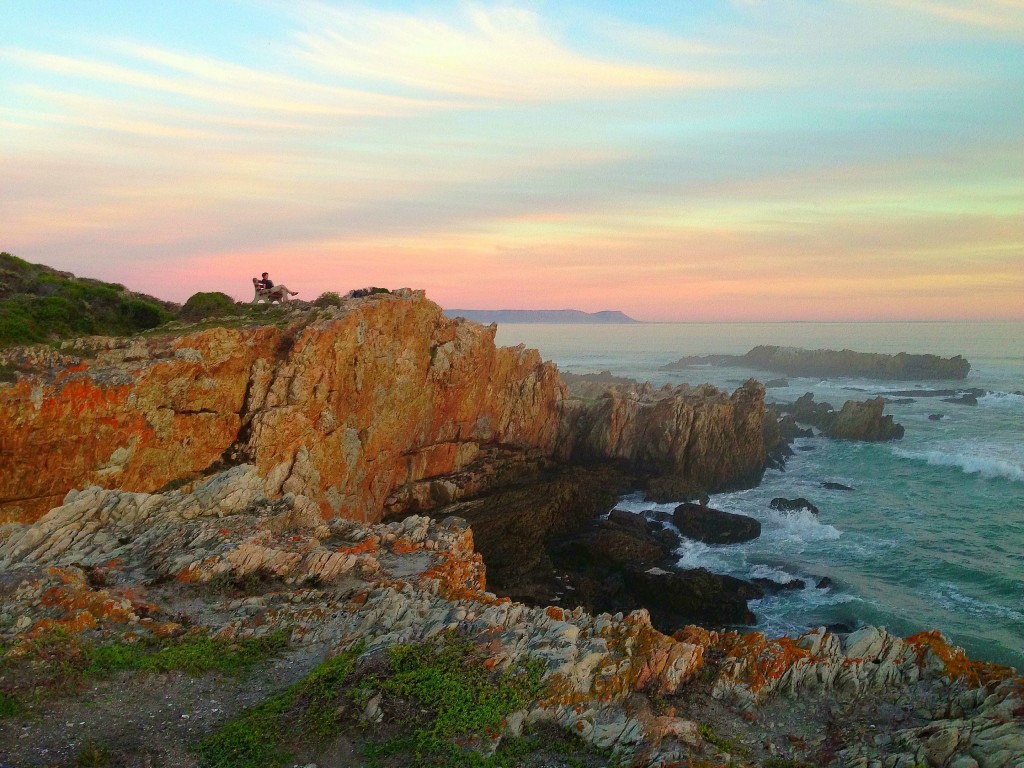 Hermanus, South Africa, Western Cape, Whale Walk, Whale Watching, Africa, Southern Africa, sunset