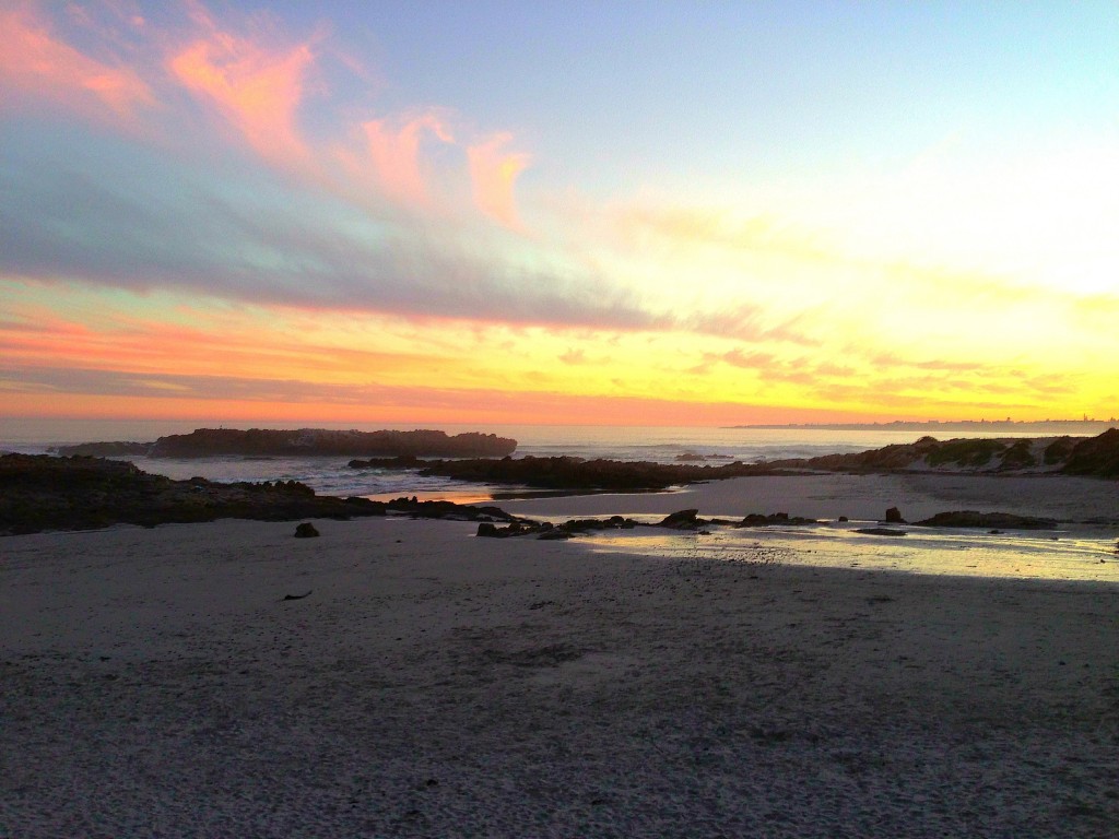 Hermanus, South Africa, Western Cape, Whale Walk, Whale Watching, Africa, Southern Africa, sunset